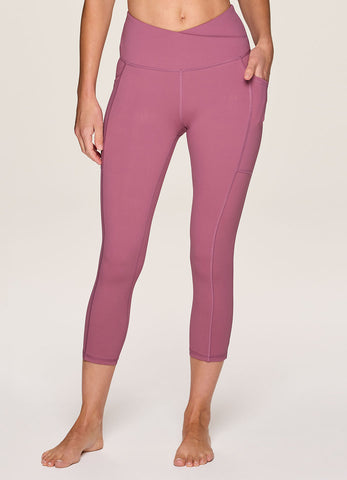Rbx Active 5 for 25 RBX light pink cropped leggings with pockets